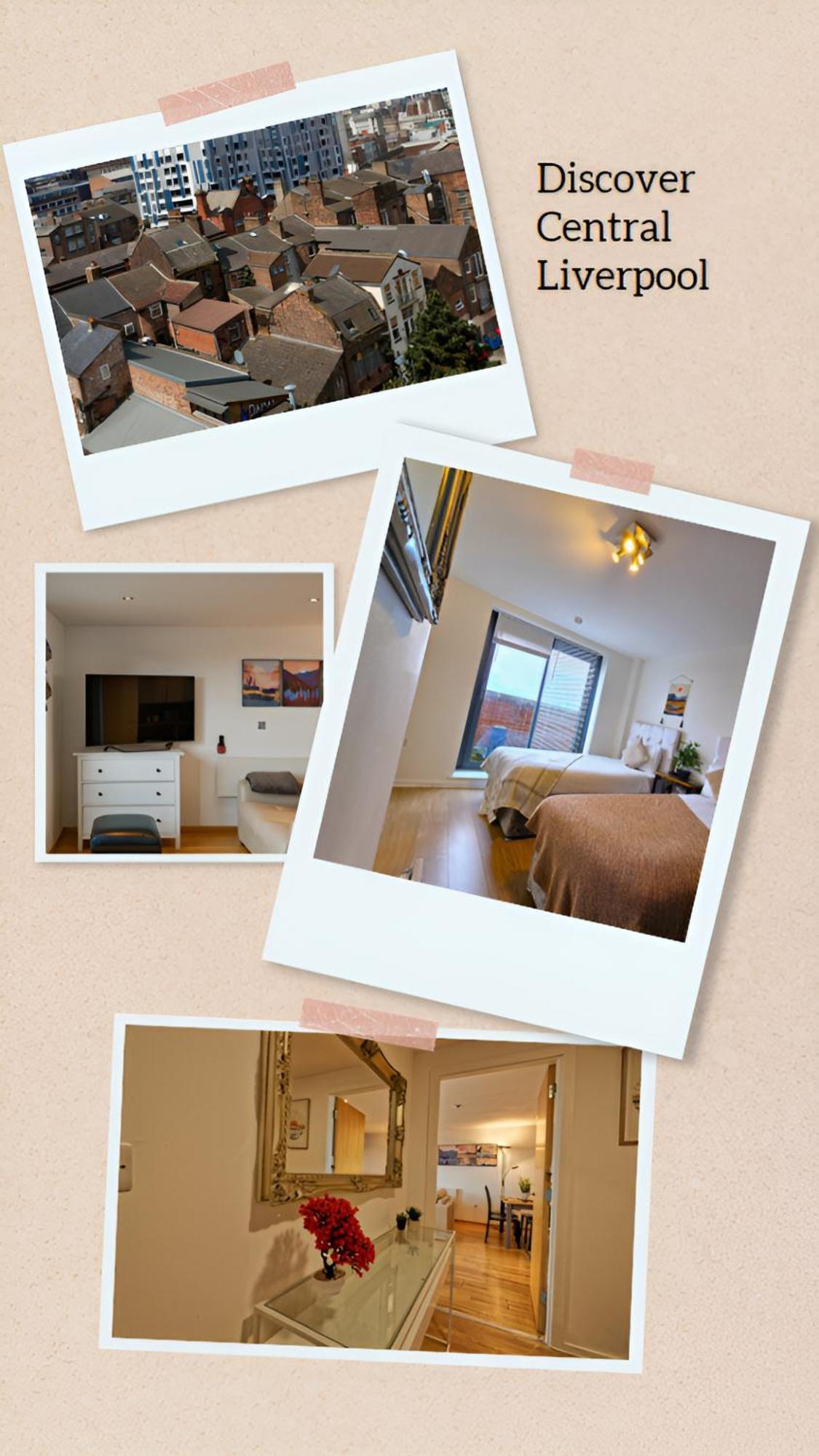 Sidemersey Livings- Convenient 1-Bedroom Flat With A View, Central Ливерпуль Экстерьер фото